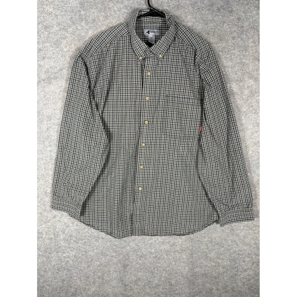 Eastern Mountain Sports‎ Mens XXL Plaid Long Sleeve Button Down Shirt Casual